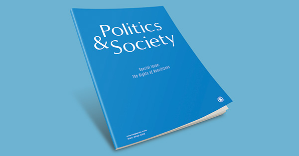Feminist economics: What is it? Where did it come from? Feminist economics: The picture shows the cover of a journal "Politics & Society"