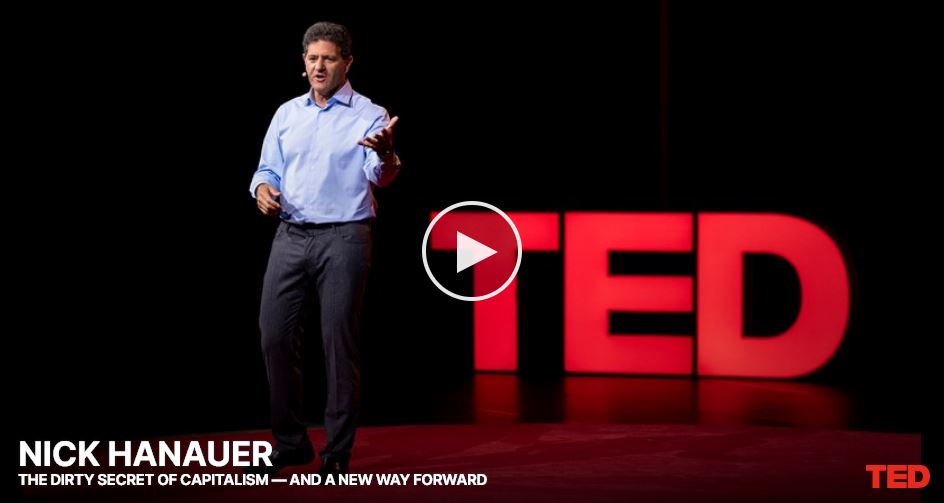 Who else in the MMT universe is worth paying attention to? Part 5 MMT guy: Thumbnail of a Nick Hanauer TED talk.
