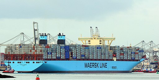 Why the rising cost of shipping isn't a surprise Cost of shipping: Image shows a picture of a Merete Maersk ship loaded with intermodal shipping containers