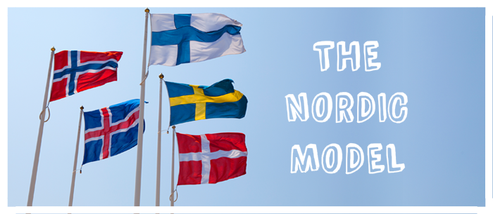 Is Scandinavian socialism really just regulated capitalism? Scandinavian socialism: Image of the flags of five Scandinavian (Nordic) countries