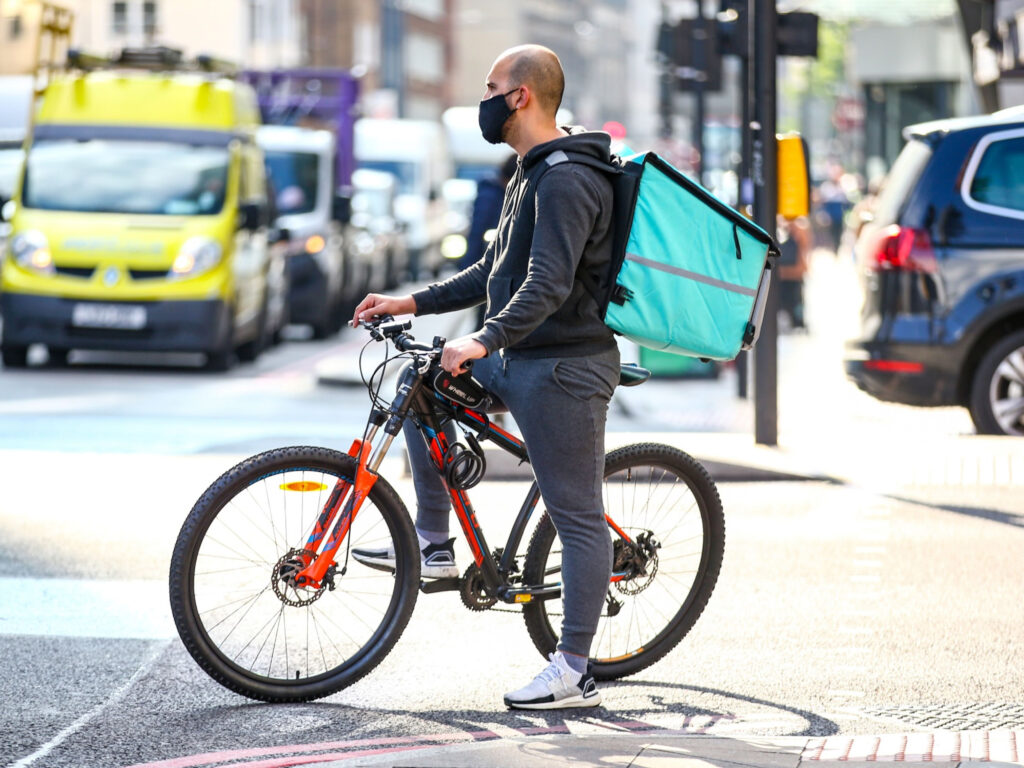 Angrynomics: Picture of a gig economy delivery worker